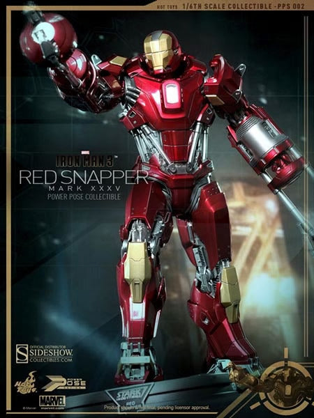 Hot Toys Iron Man 3 - Power Pose Red Snapper PPS002