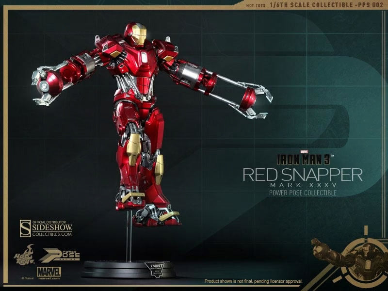 Hot Toys Iron Man 3 - Power Pose Red Snapper PPS002