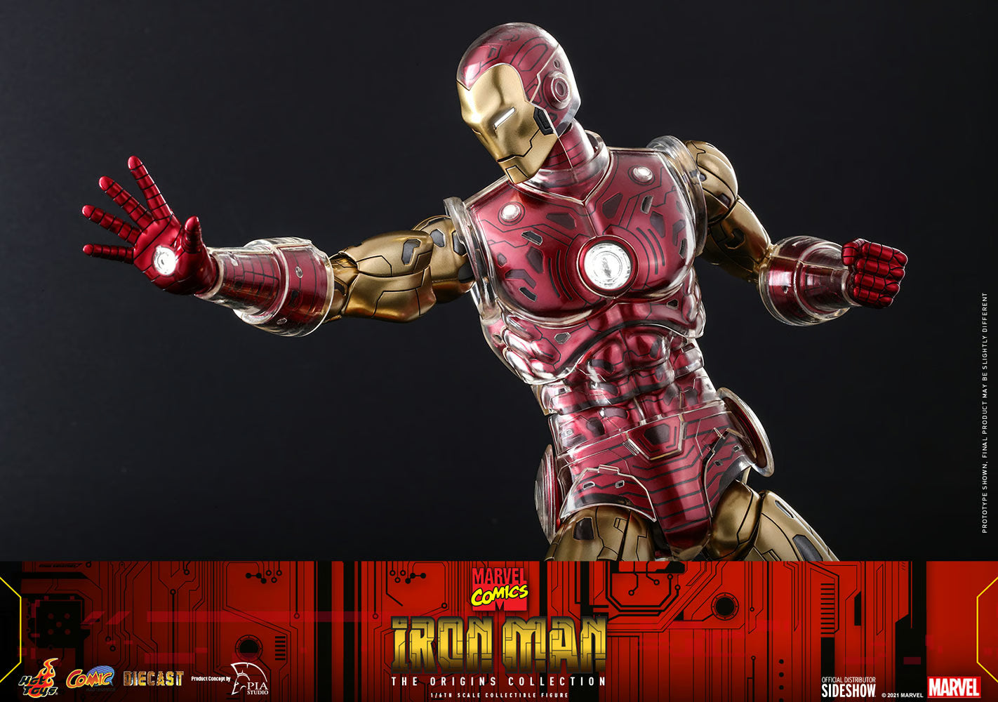 Hot Toys Marvel Comics - 1/6th scale Iron Man Collectible Figure [The Origins Collection] CMS7D37