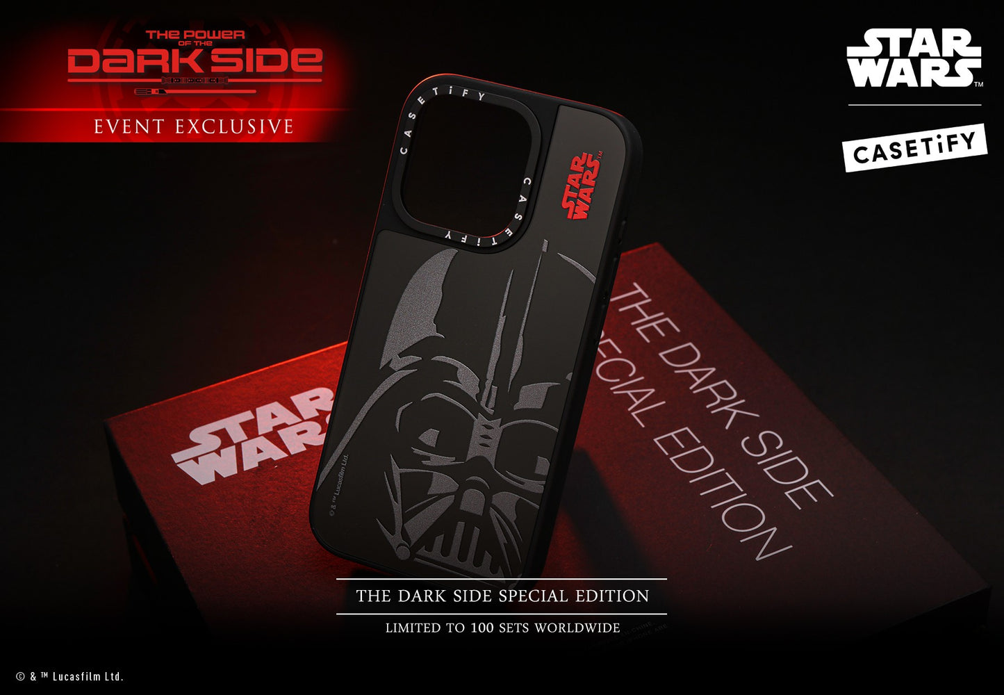 Hot Toys x CASETiFY Collaborative Project Launches [Exclusive Worldwide] The Dark Side Special Edition - Limited to 100 Sets Worldwide