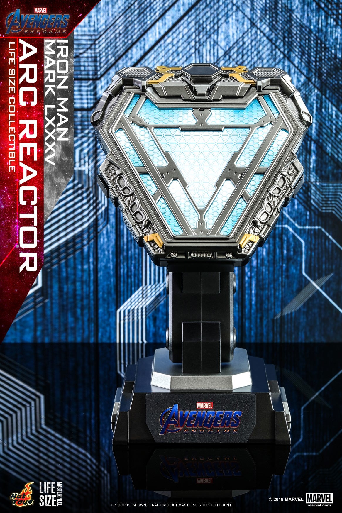 Hot Toys Avengers: Endgame - Iron Man Mark LXXXV  Arc Reactor LMS010