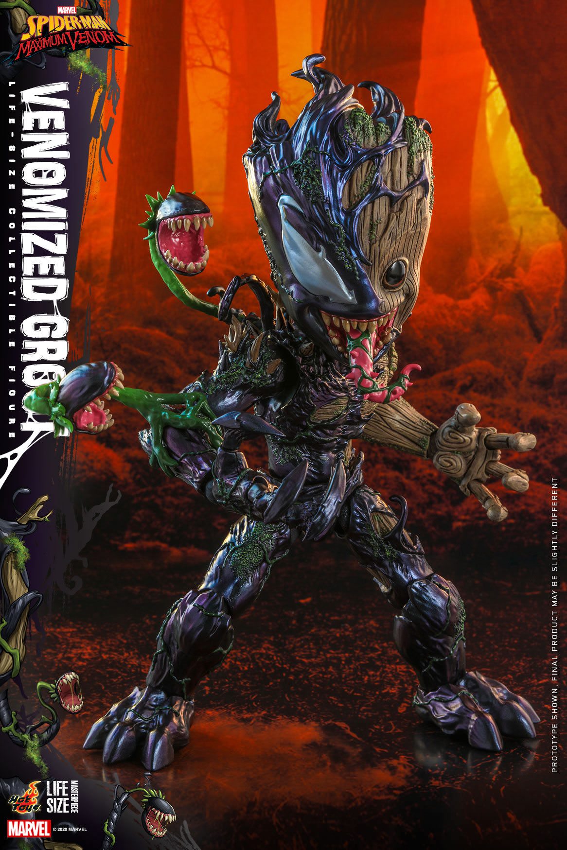 Hot Toys Spider-Man: Maximum Venom - Venomized Groot Life-Size LMS014