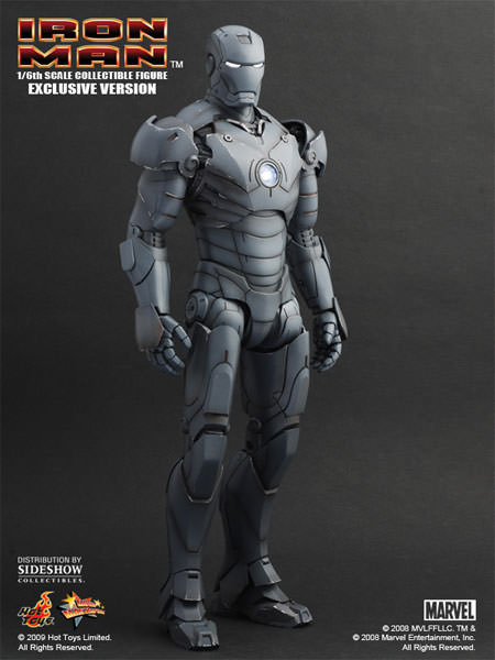 Hot Toys Iron Man MK III Gunmetal Grey SDCC Silly Thing MMS101