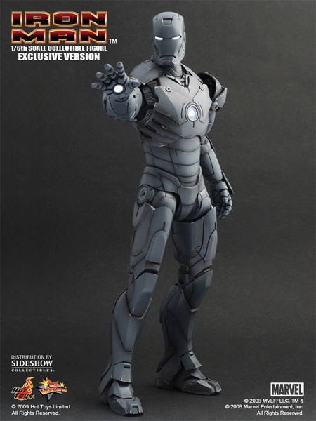 Hot Toys Iron Man MK III Gunmetal Grey SDCC Silly Thing MMS101