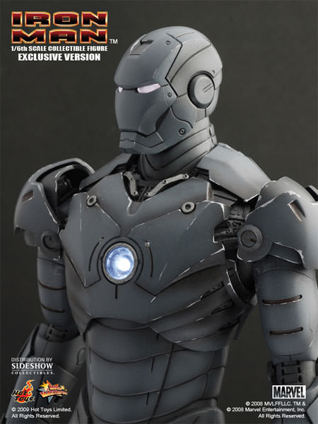 Hot Toys Iron Man MK III Gunmetal Grey SDCC Silly Thing MMS101