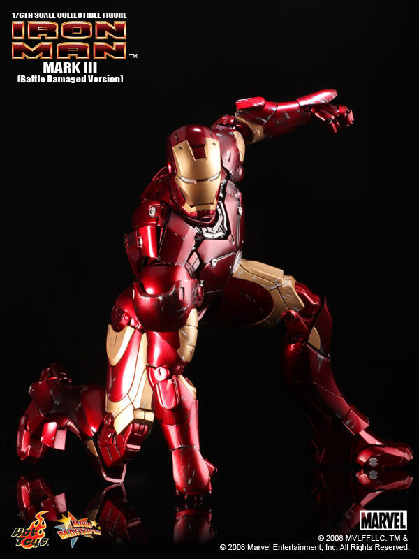 Hot Toys Iron Man Mark III (Battle Damaged Version) MMS110