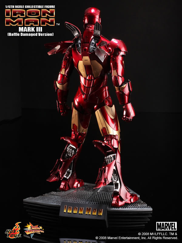 Hot Toys Iron Man Mark III (Battle Damaged Version) MMS110