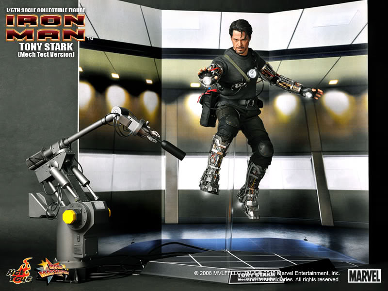 Hot Toys Iron Man :Tony Stark (Mech Test Version) MMS116