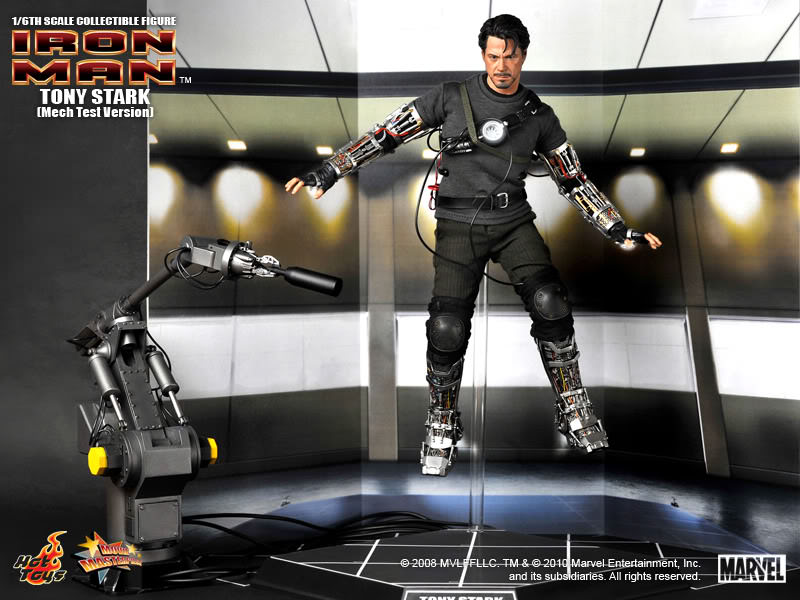 Hot Toys Iron Man :Tony Stark (Mech Test Version) MMS116