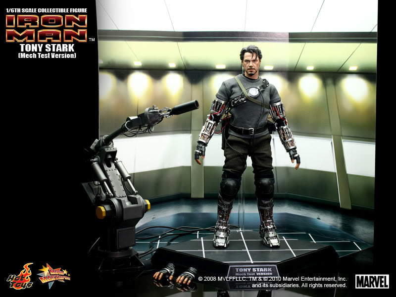 Hot Toys Iron Man :Tony Stark (Mech Test Version) MMS116