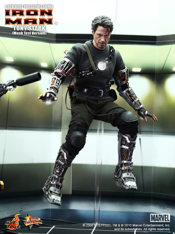 Hot Toys Iron Man :Tony Stark (Mech Test Version) MMS116