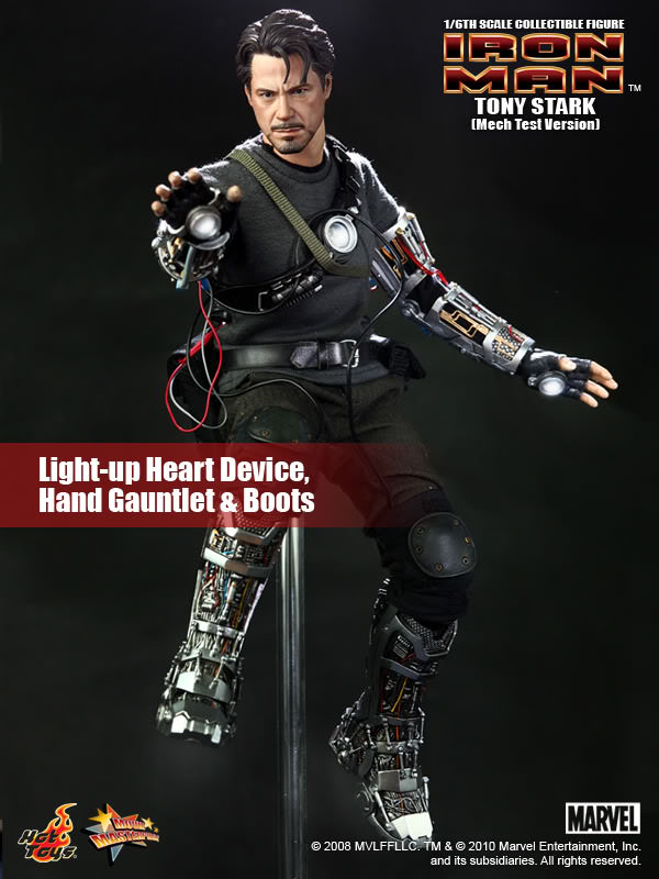 Hot Toys Iron Man :Tony Stark (Mech Test Version) MMS116