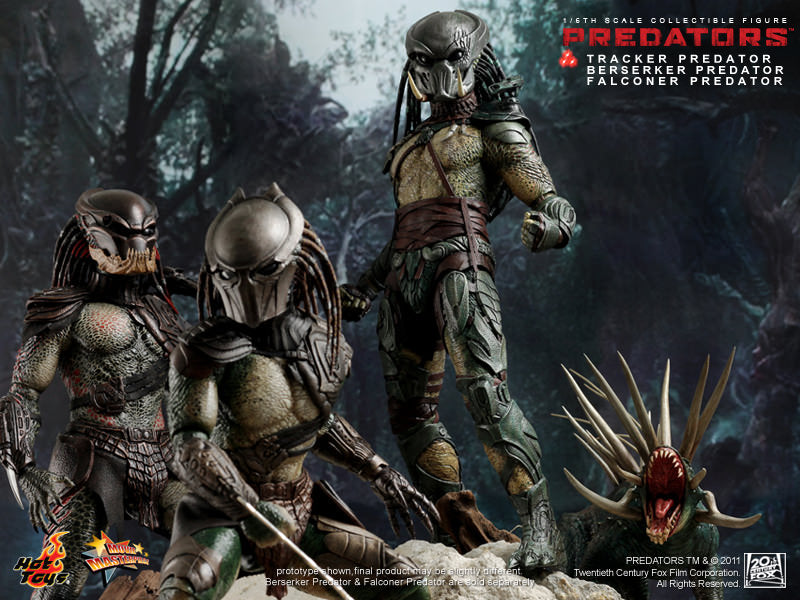 Hot Toys Predators - Tracker Predator with Hound MMS147