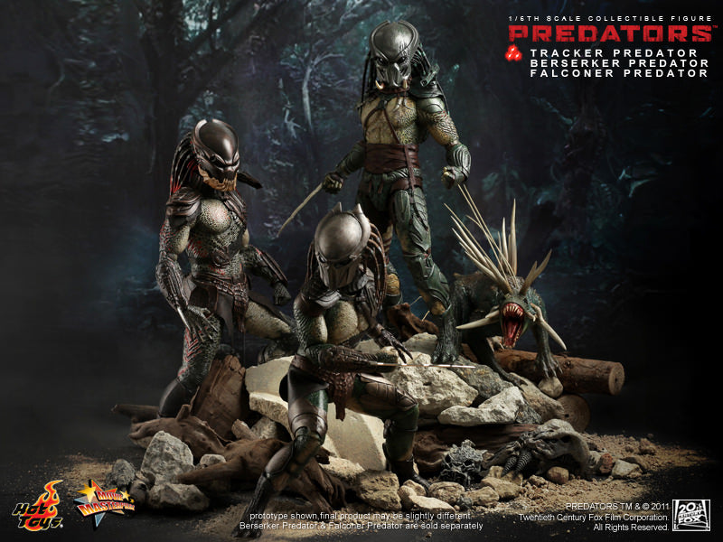 Hot Toys Predators - Tracker Predator with Hound MMS147