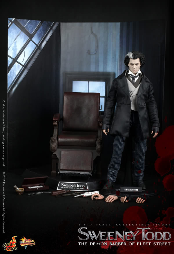 Hot Toys Sweeney Todd: The Demon Barber of Fleet Street MMS149