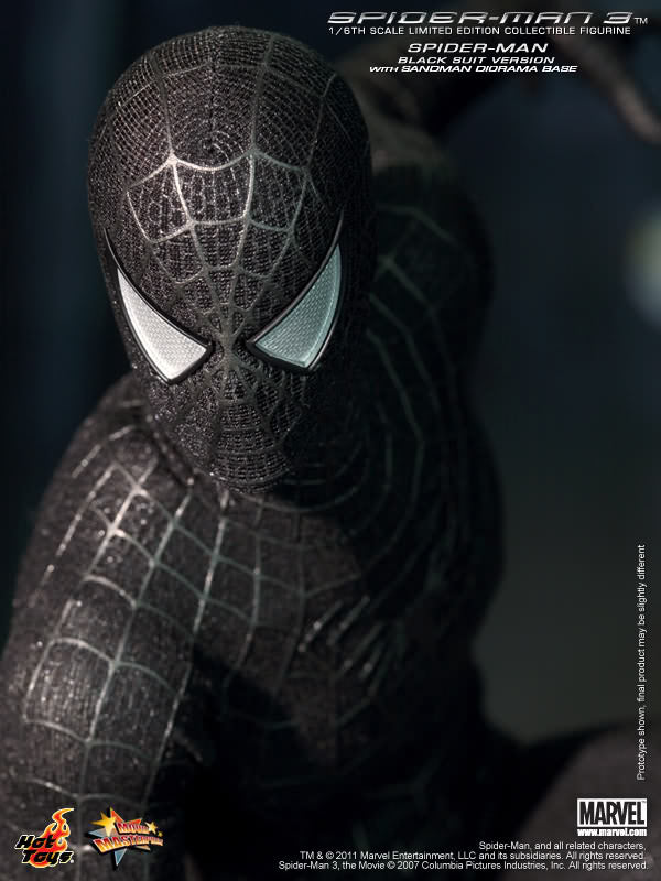 Hot Toys Spider-Man 3 - Spider-Man (Black Suit Version) MMS165(Special Edition)