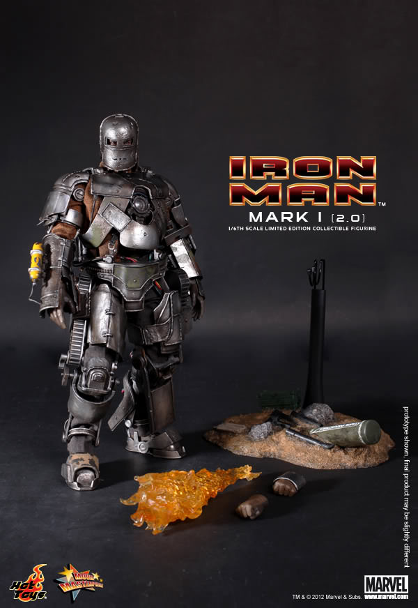 Hot Toys Iron Man - Mark I (2.0) 1/6th scale MMS168 (Regular Edition)