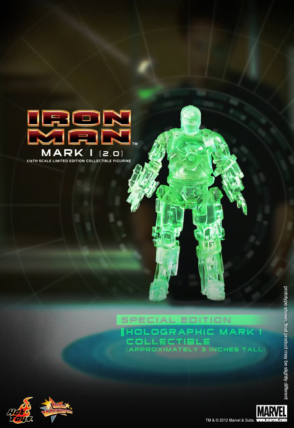 Hot Toys Iron Man - Mark I (2.0) 1/6th scale MMS168 (Special Edition)