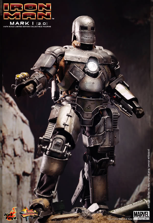 Hot Toys Iron Man - Mark I (2.0) 1/6th scale MMS168 (Regular Edition)