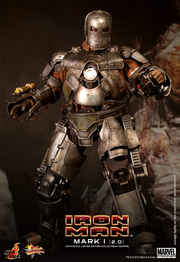 Hot Toys Iron Man - Mark I (2.0) 1/6th scale MMS168 (Regular Edition)