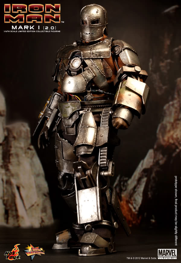 Hot Toys Iron Man - Mark I (2.0) 1/6th scale MMS168 (Regular Edition)