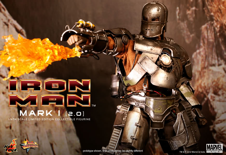 Hot Toys Iron Man - Mark I (2.0) 1/6th scale MMS168 (Regular Edition)