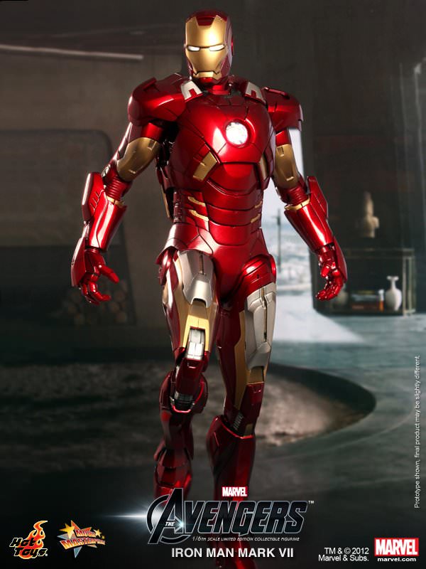 Hot Toys The Avengers Iron Man Mark VII MMS185 Exclusive Edition