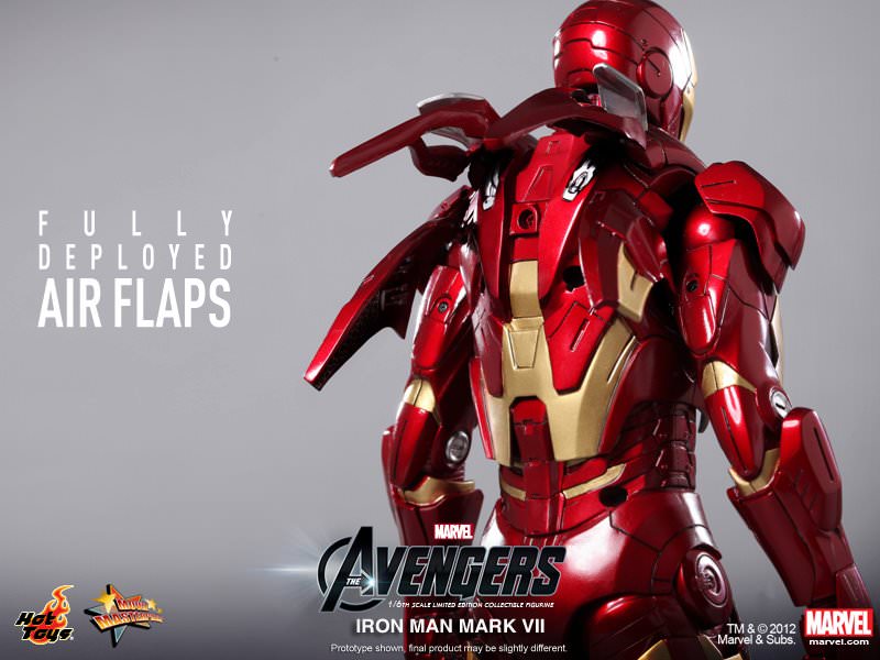 Hot Toys The Avengers Iron Man Mark VII MMS185 Regular Edition