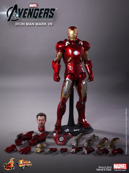 Hot Toys The Avengers Iron Man Mark VII MMS185 Regular Edition