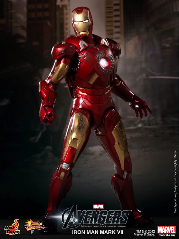 Hot Toys The Avengers Iron Man Mark VII MMS185 Exclusive Edition