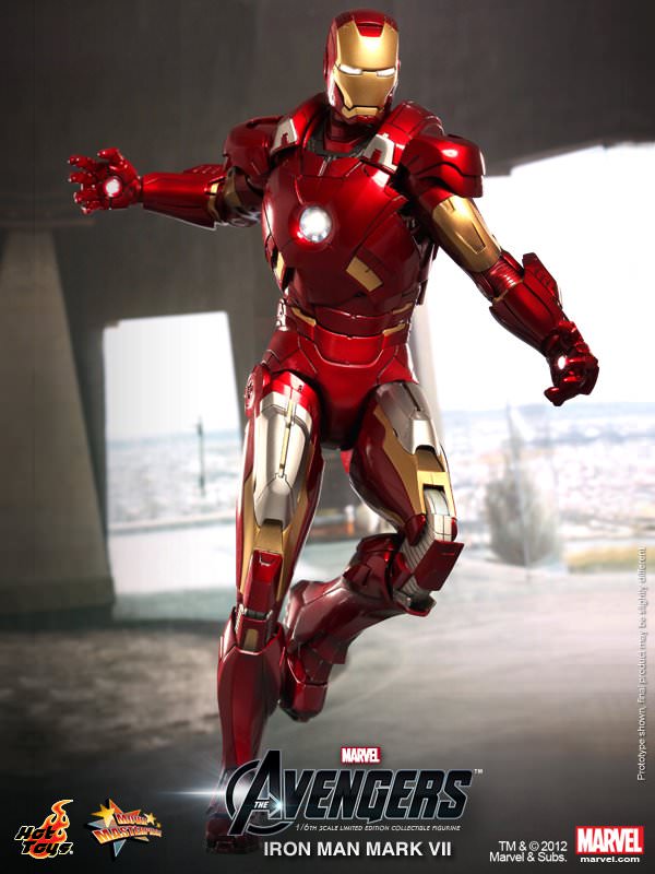 Hot Toys The Avengers Iron Man Mark VII MMS185 Exclusive Edition