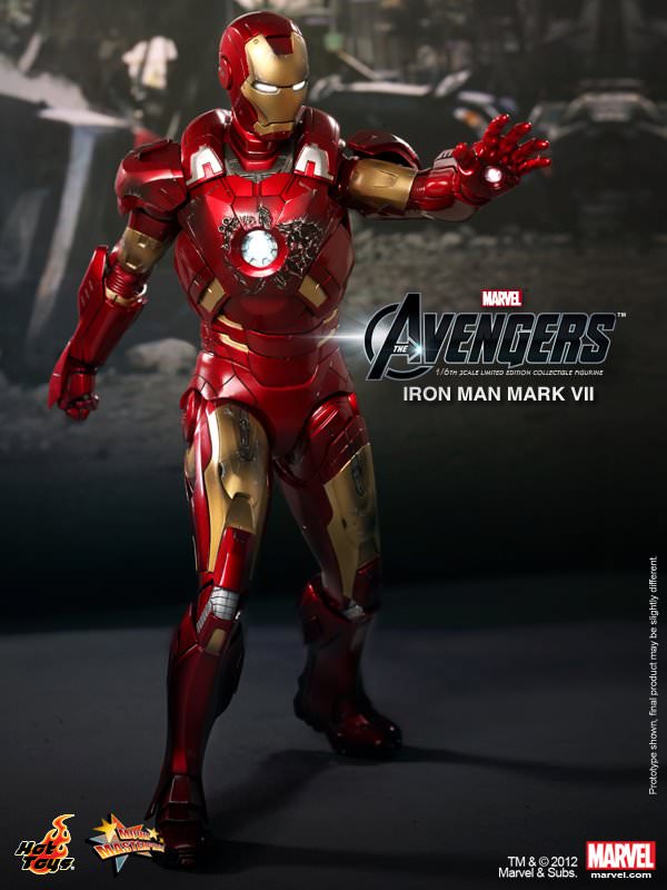 Hot Toys The Avengers Iron Man Mark VII MMS185 Exclusive Edition