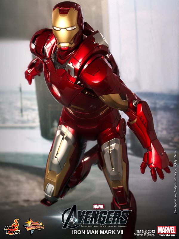 Hot Toys The Avengers Iron Man Mark VII MMS185 Exclusive Edition