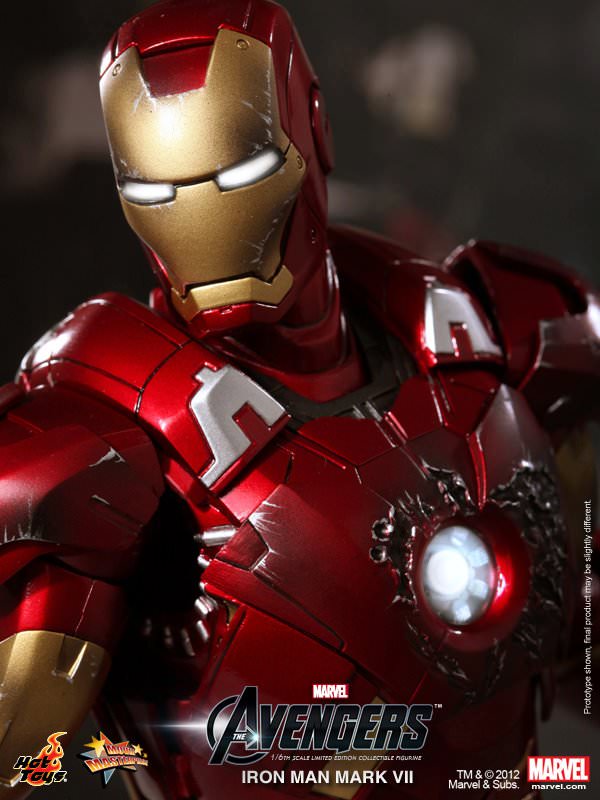 Hot Toys The Avengers Iron Man Mark VII MMS185 Exclusive Edition