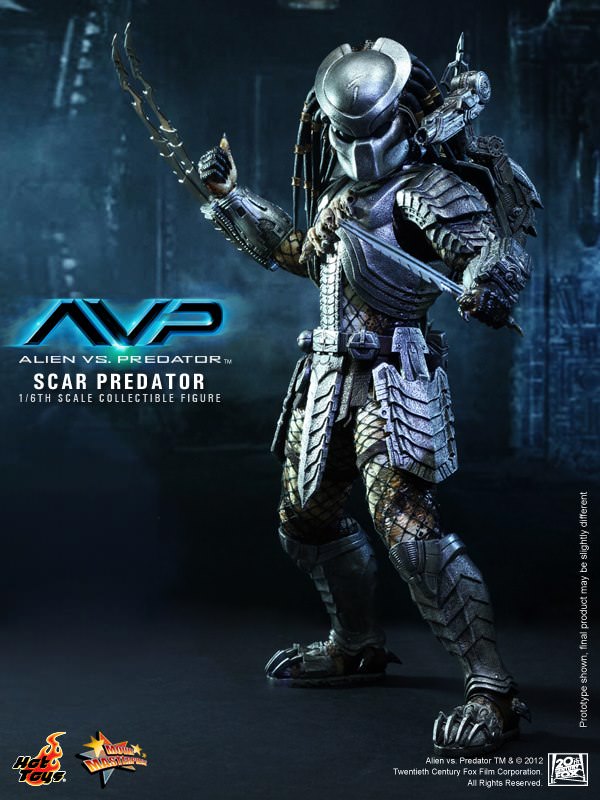 Hot Toys Alien vs. Predator - Scar Predator MMS190