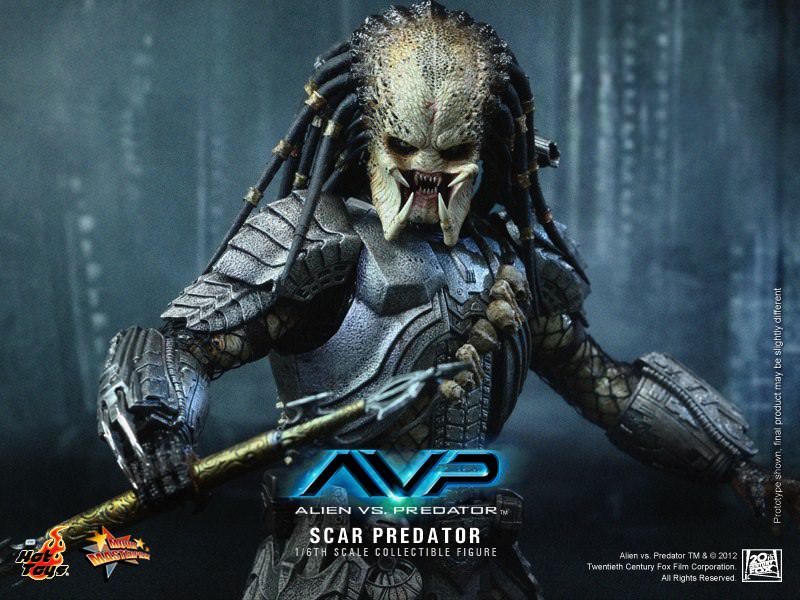 Hot Toys Alien vs. Predator - Scar Predator MMS190