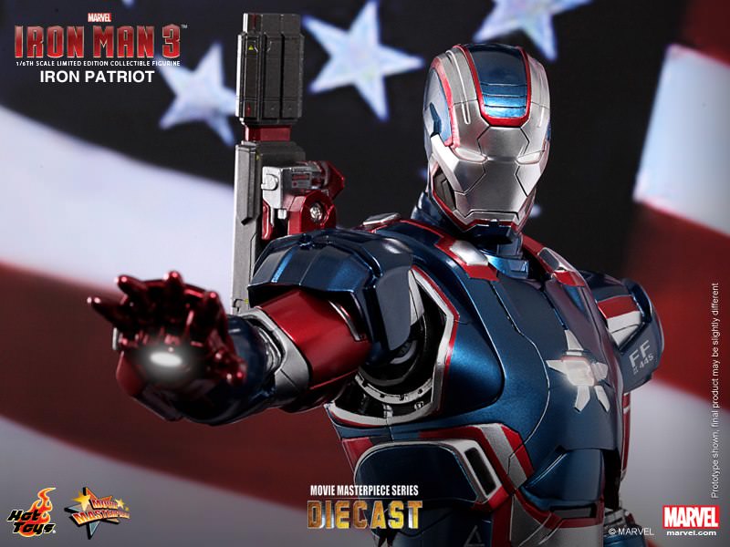 Hot Toys Iron Man 3 : Iron Patriot MMS195D01