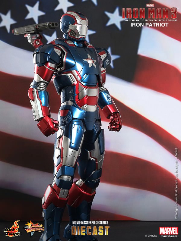 Hot Toys Iron Man 3 : Iron Patriot MMS195D01