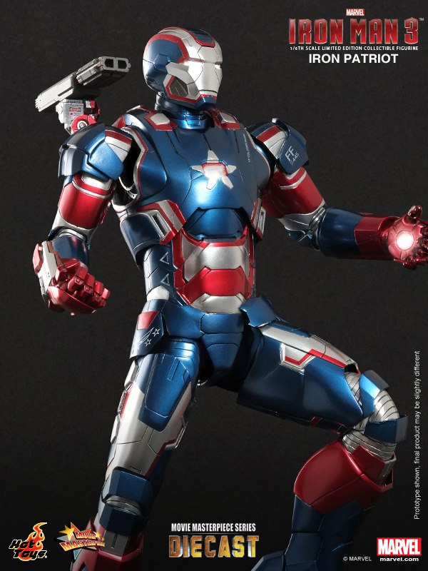 Hot Toys Iron Man 3 : Iron Patriot MMS195D01