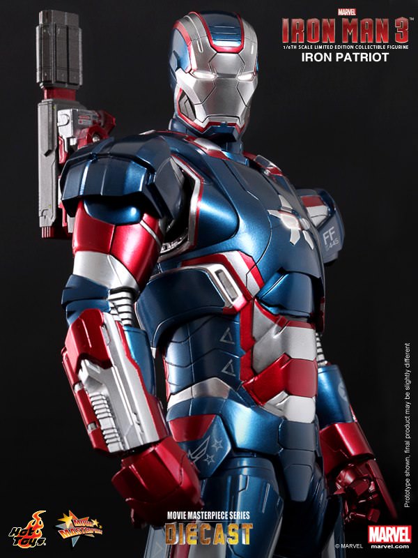 Hot Toys Iron Man 3 : Iron Patriot MMS195D01