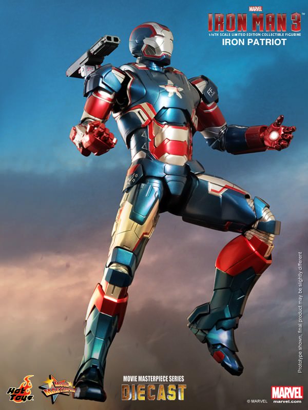 Hot Toys Iron Man 3 : Iron Patriot MMS195D01