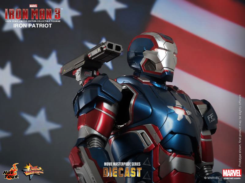 Hot Toys Iron Man 3 : Iron Patriot MMS195D01