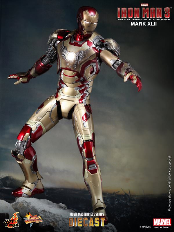 Hot Toys Iron Man 3 - Mark XLII MMS197D02