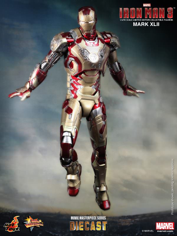 Hot Toys Iron Man 3 - Mark XLII MMS197D02