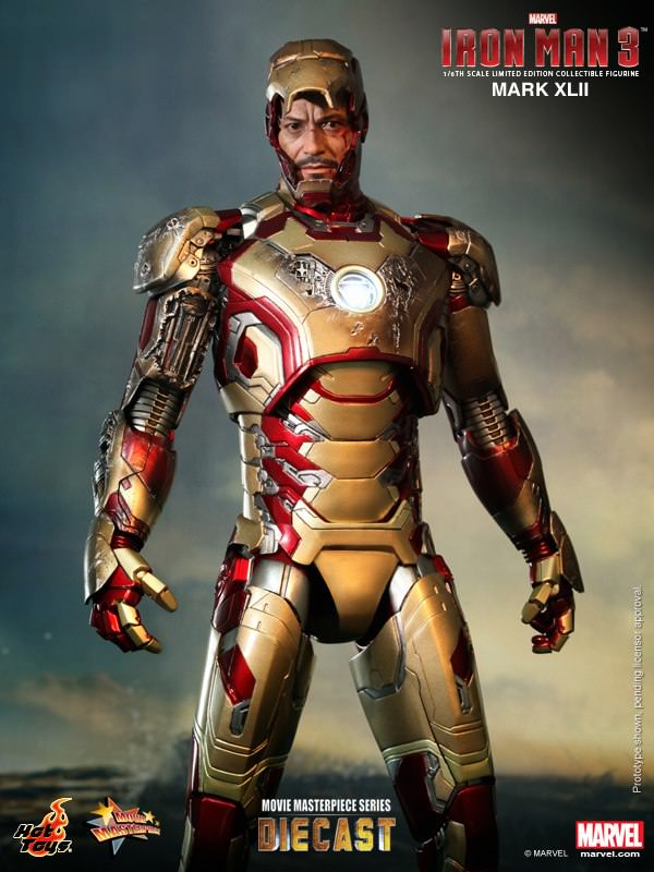 Hot Toys Iron Man 3 - Mark XLII MMS197D02