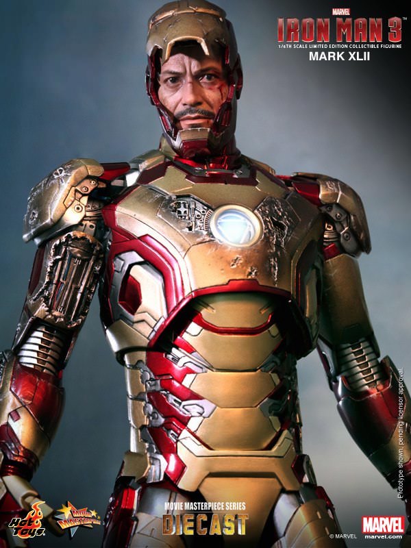 Hot Toys Iron Man 3 - Mark XLII MMS197D02