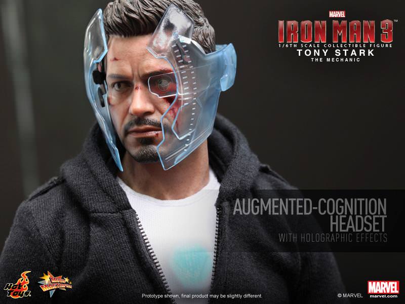 Hot Toys Iron Man 3 - Tony Stark (The Mechanic) MMS209 (Regular Edition)