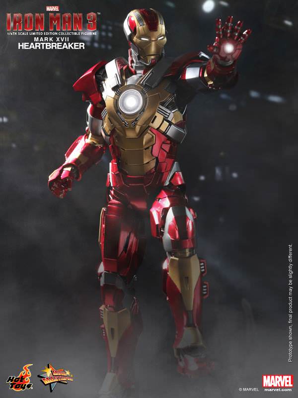 Hot Toys Iron Man 3 - Heartbreaker (Mark XVII) MMS212