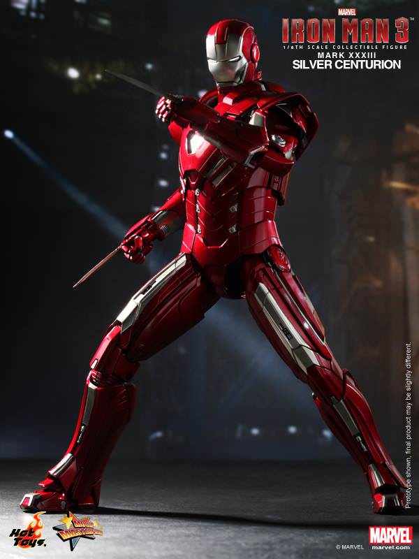 Hot Toys Iron Man 3 - Silver Centurion (Mark XXXIII) MMS213 (Exclusive Edition)