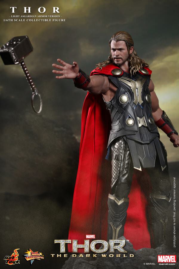 Hot Toys Thor: The Dark World - Thor (Light Asgardian Armor Version) MMS225